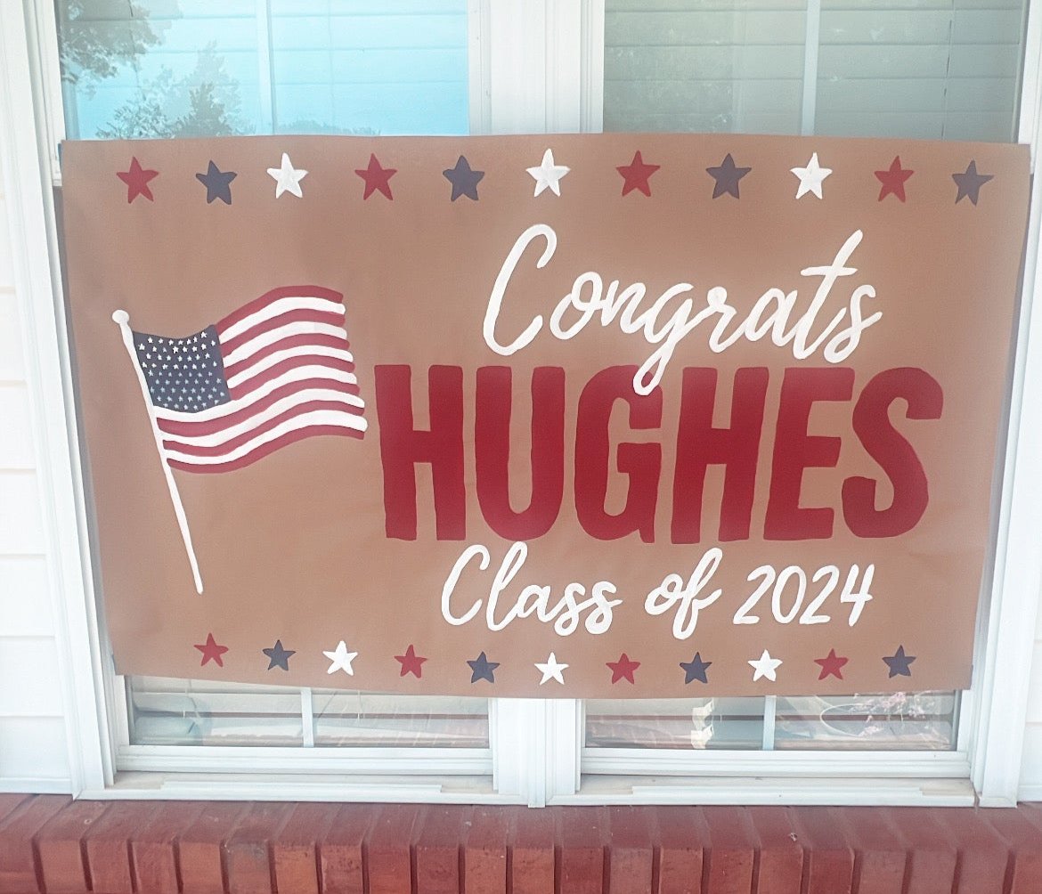 Hand Painted Banner