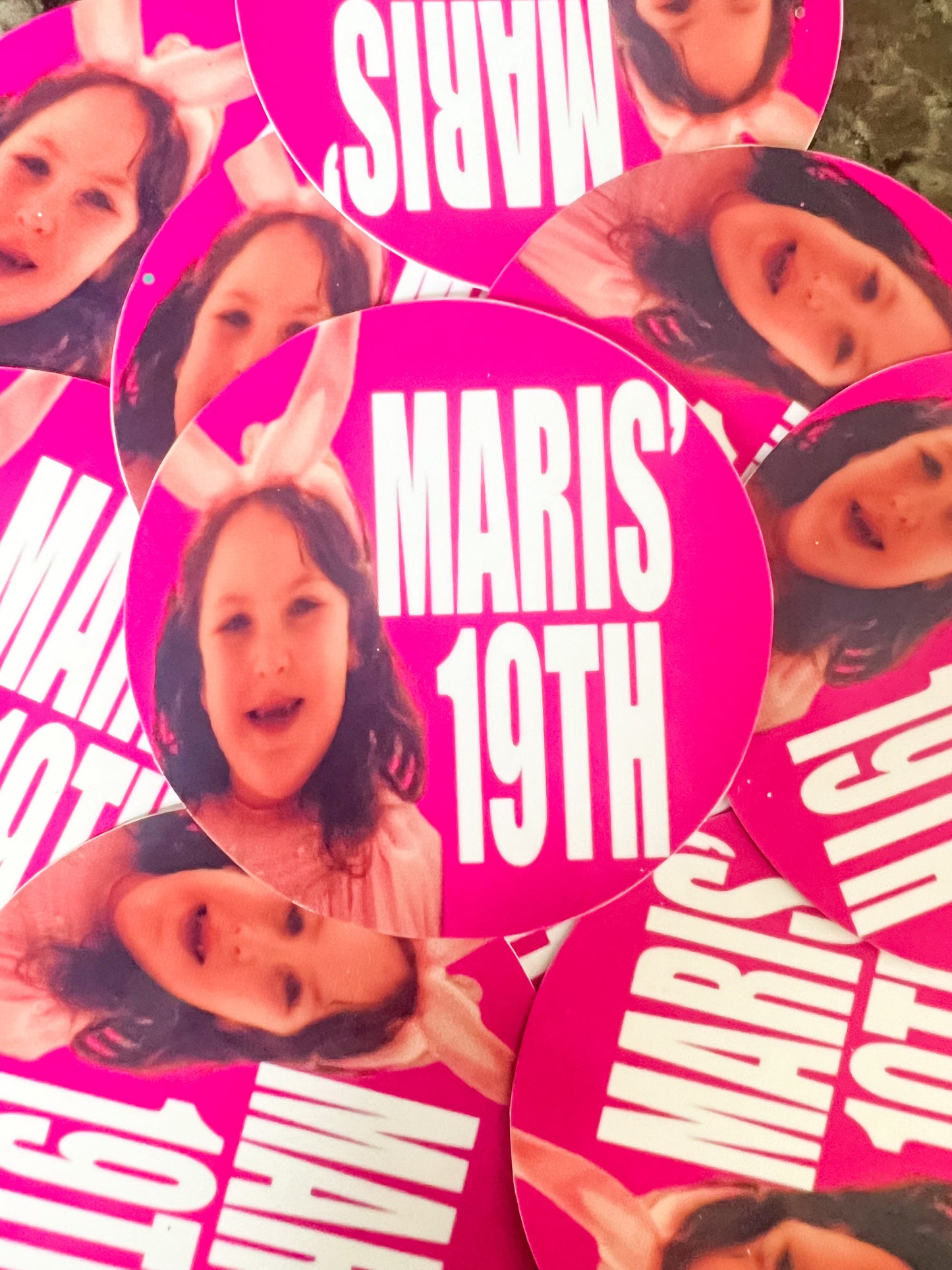 Personalized Stickers- 3 inch Round