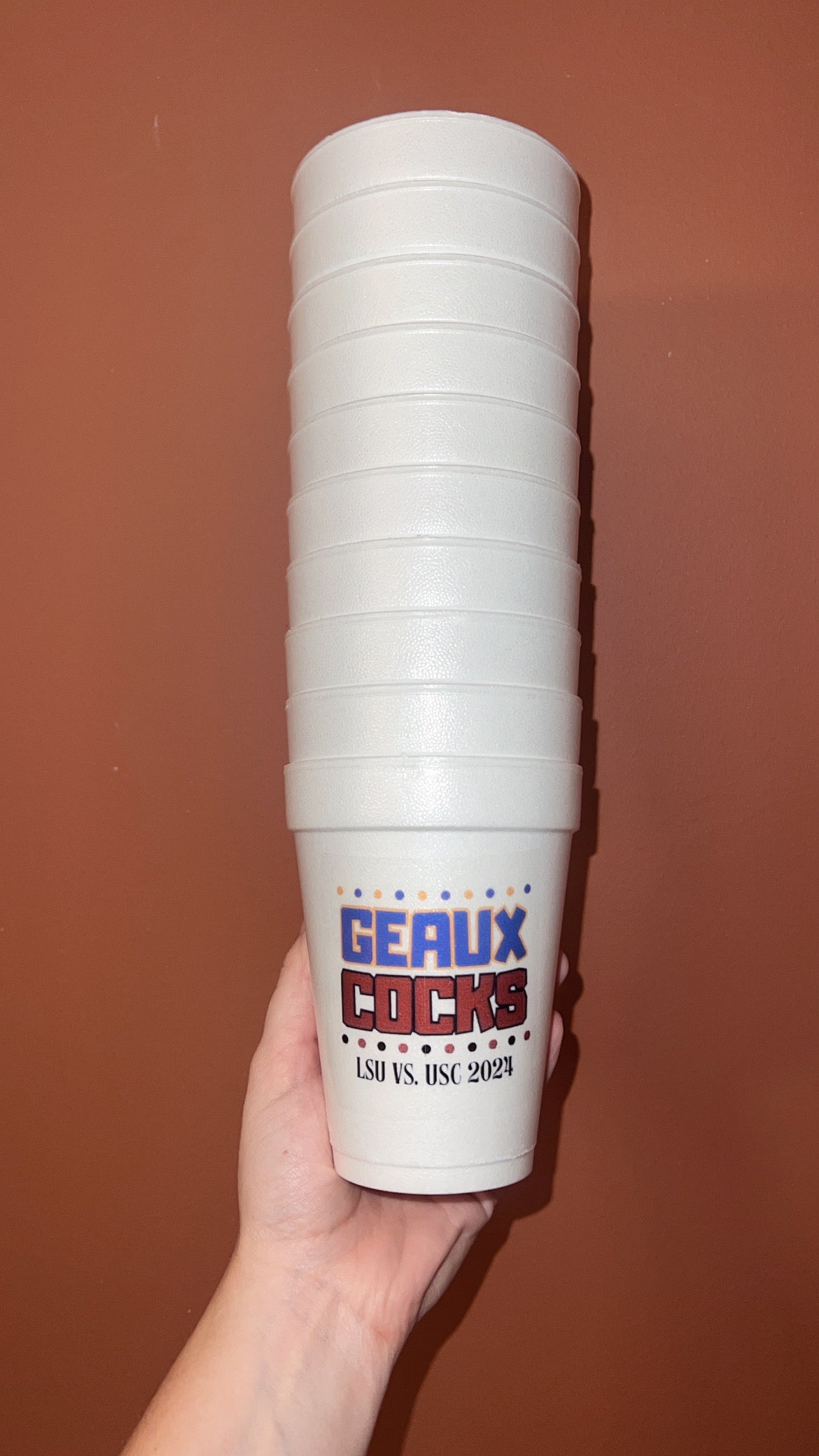 University of South Carolina Gameday Cups- Sleeve of 8