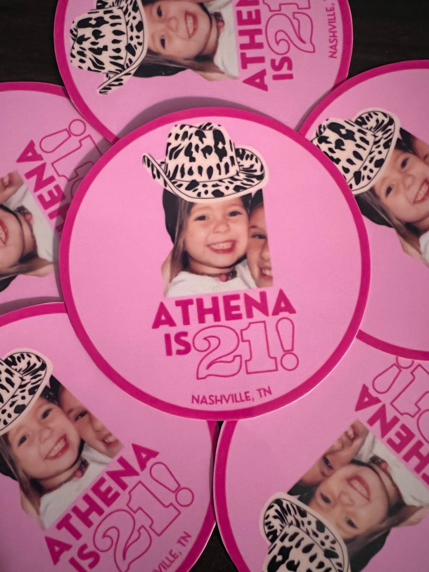 Personalized Stickers- 3 inch Round