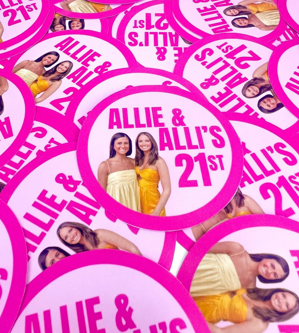 Personalized Stickers- 3 inch Round