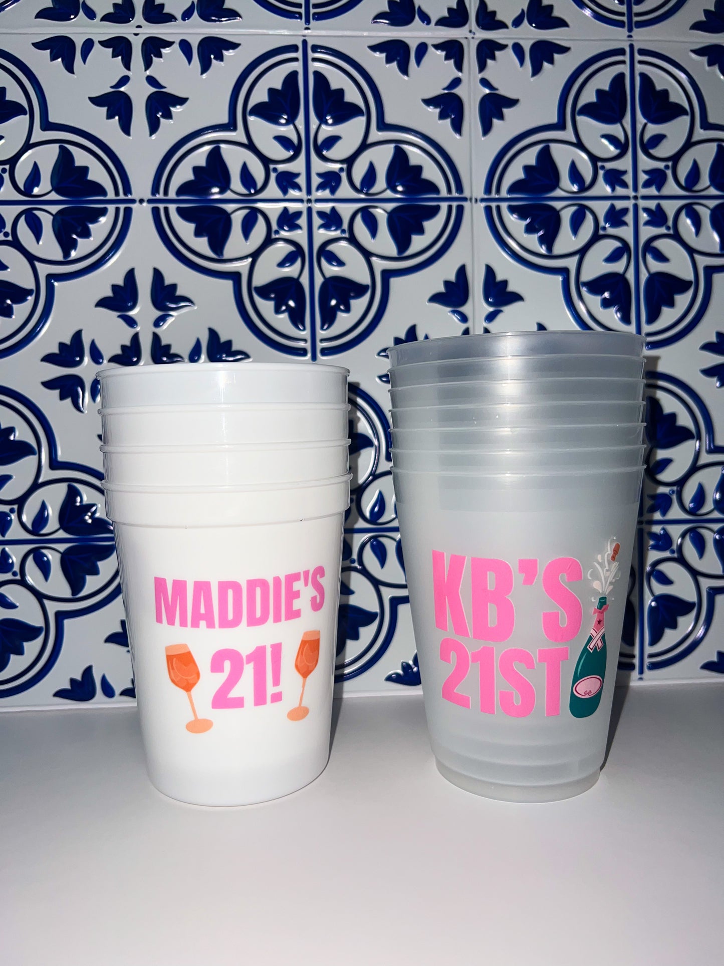 Personalized Cups- Sleeve of 8